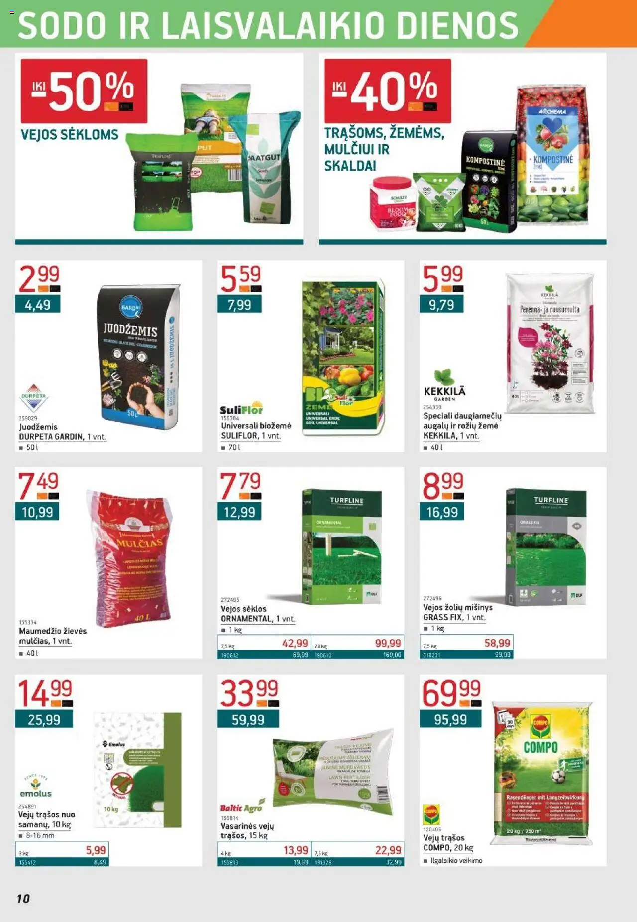 ERMITAŽAS leidinys│galioja nuo 02.06.2025 | Puslapis: 10 | Prekių: Sėklos
