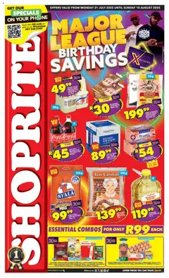 Preview of Shoprite specials valid from 21.07.2025