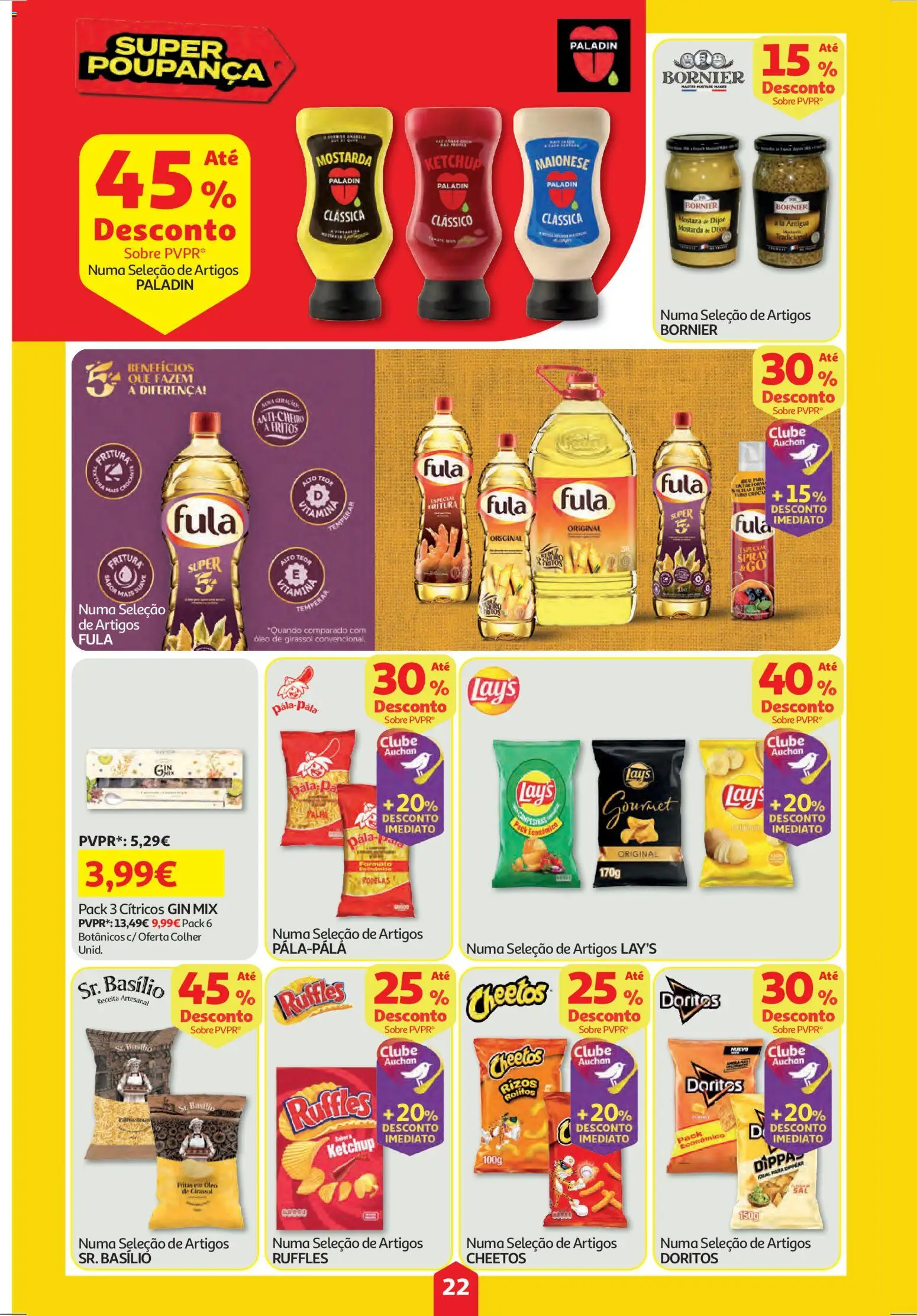 Auchan folheto │ válido de 04.12.2025 | Página: 22 | Produtos: Óleo, Maionese, Gin, Ketchup