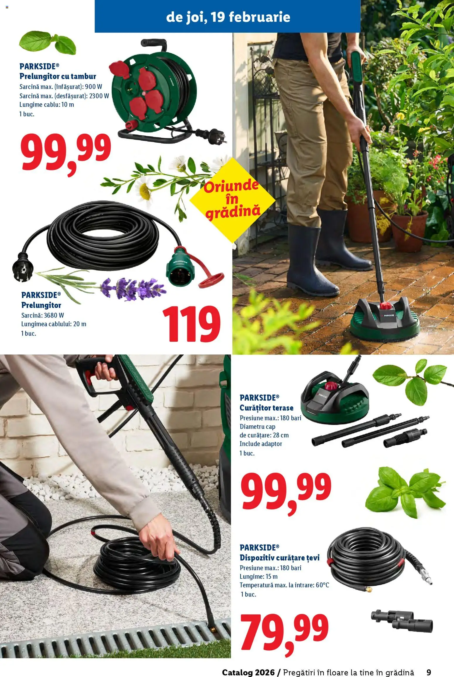 Noul catalog Lidl – valabil de la 19.02.2026 | Pagină: 9 | Produse: Prelungitor, Cablu, Adaptor