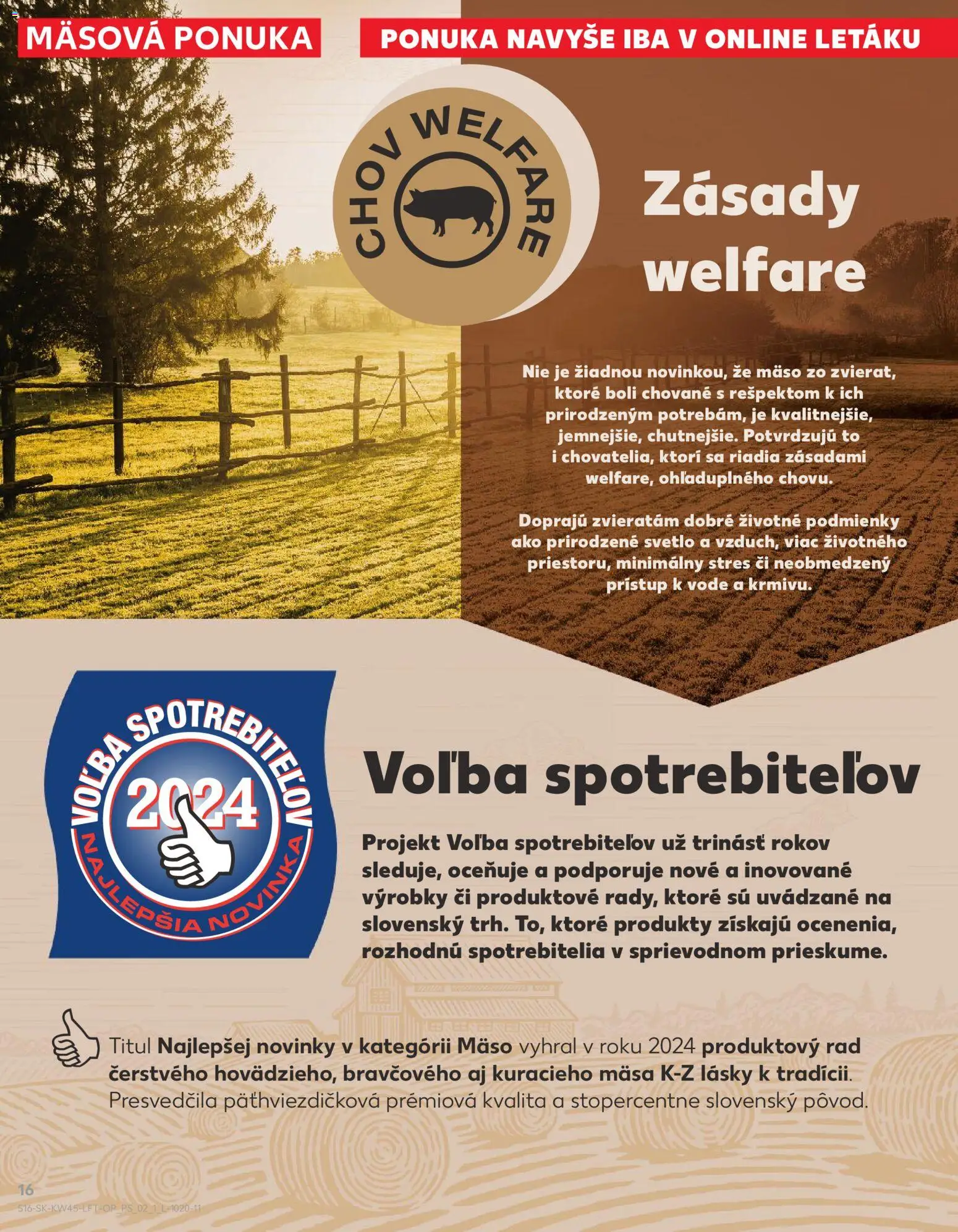 Kaufland SK akciós ujság - amely érvényes a következő dátumtól: 06.11.2025 | Oldal: 16