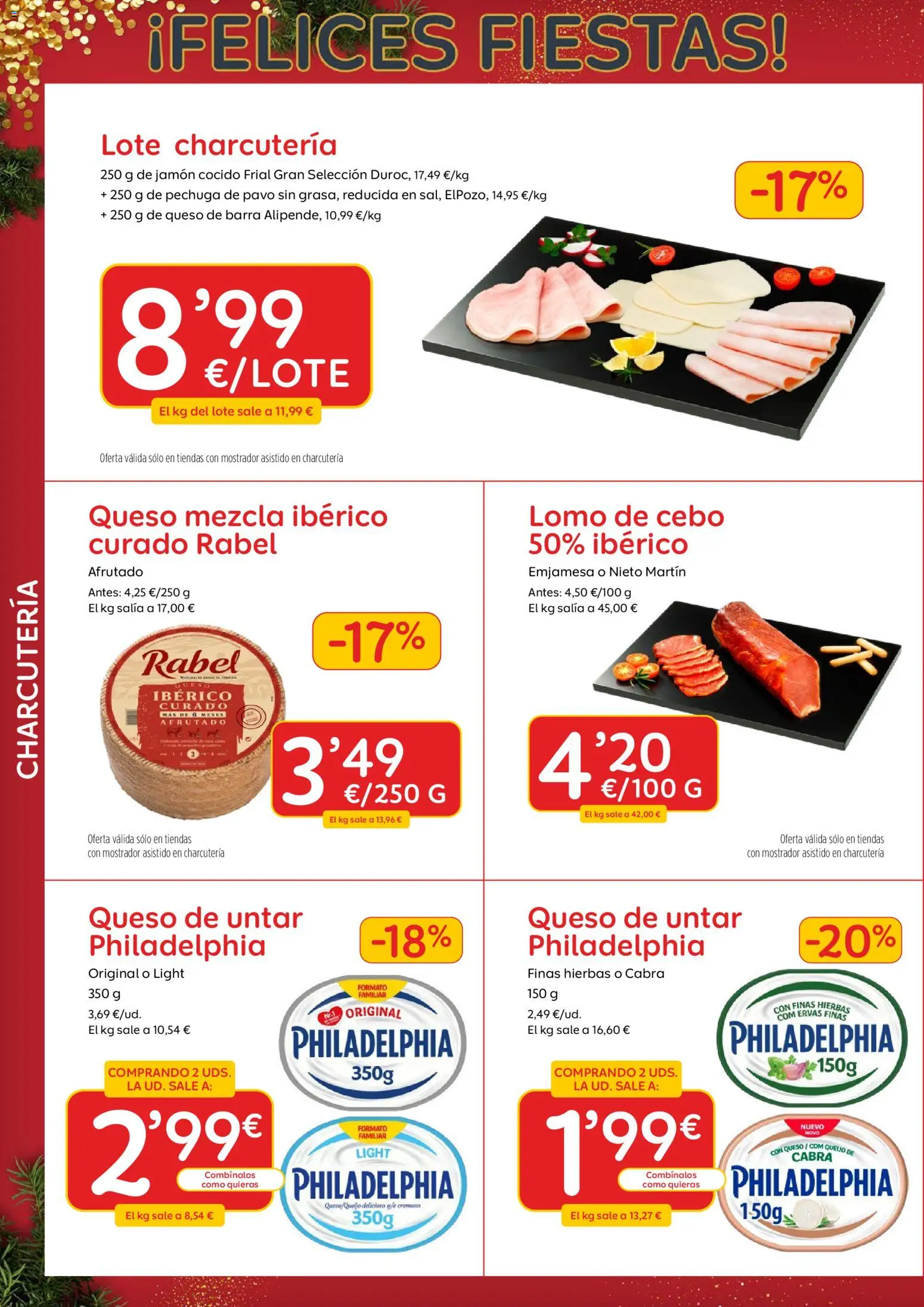 AhorraMas folleto │ válido desde el 11.12.2025 | Página: 8 | Productos: Queso, Jamón, Jamón cocido