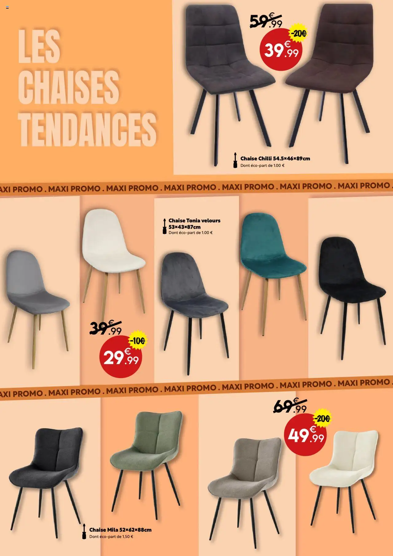 {H1} | Page: 4 | Produits: Chaise