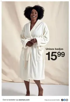 Zeeman folder - Voorbeeld van een folder van Zeeman, geldig van 13.12.2025 | Pagina: 8 | Producten: Badjas