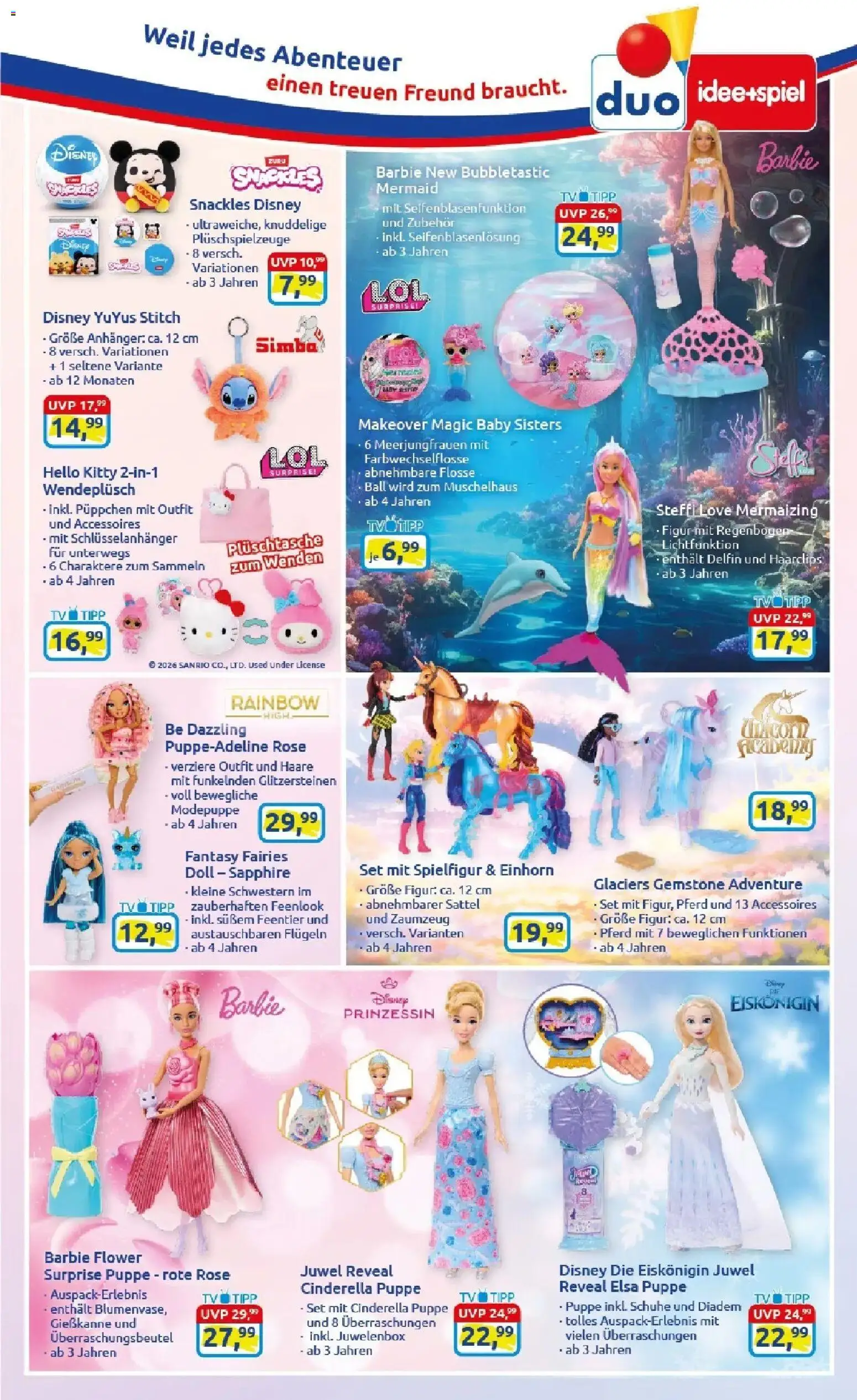 Angebote - duo idee + spiel: Frühlingsprospekt – gültig ab 20.03.2026 | Seite: 3 | Produkte: TV
