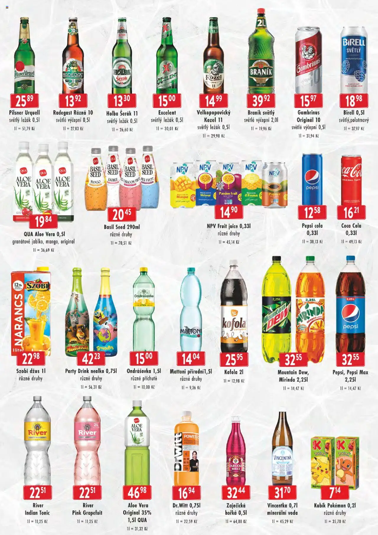 Astur & Qanto leták - cash&carry Jeseník, Krnov od 15.10.2025 | Strana: 3 | Produkty: Birell, Džus, Radegast Rázna 10, Holba šerák 11