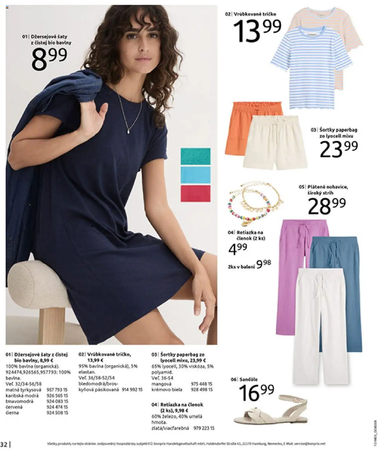 Bonprix katalóg citrusové farby │ platný od 26.05.2025 | Strana: 34 | Produkty: Šaty, Tričko, Sandále