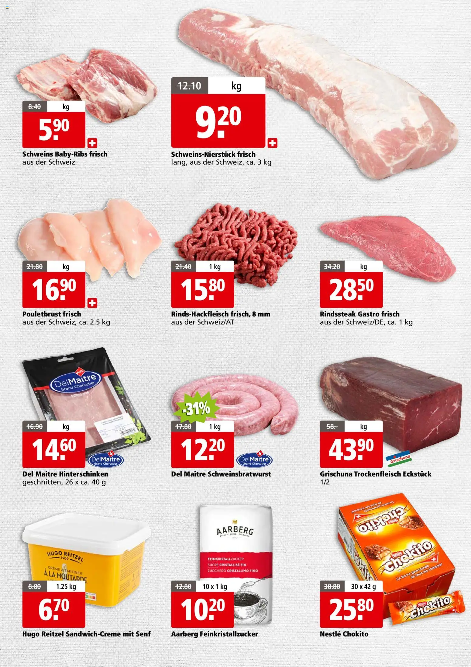 Aligro aktionen Business Chavannes, Matran, Genf, Sitten – gültig ab 16.03.2026 | Seite: 3 | Produkte: Pouletbrust, Creme