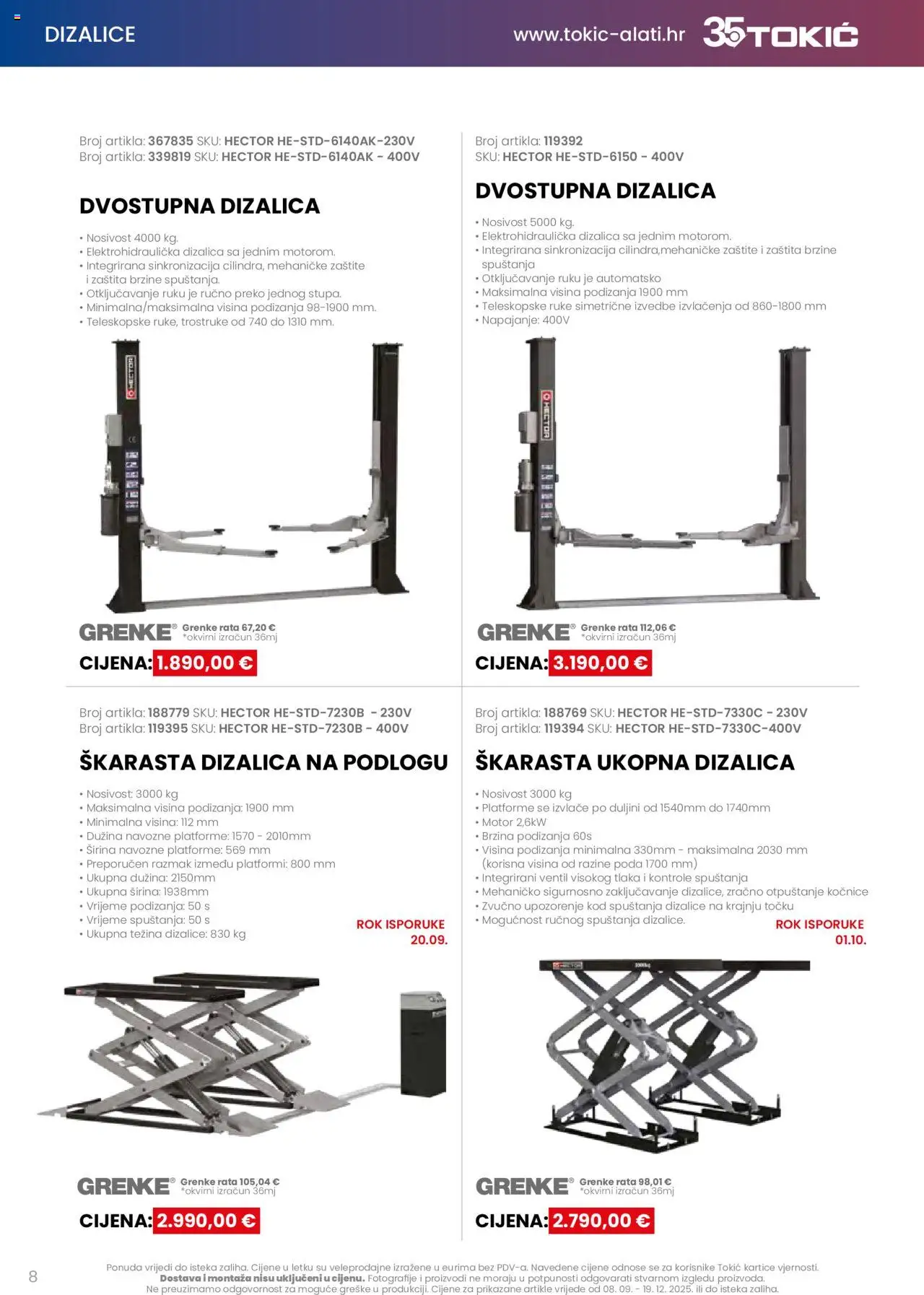 Tokić katalog | vrijedi od 08.09.2025 | Stranica: 8 | Proizvodi: Ventil