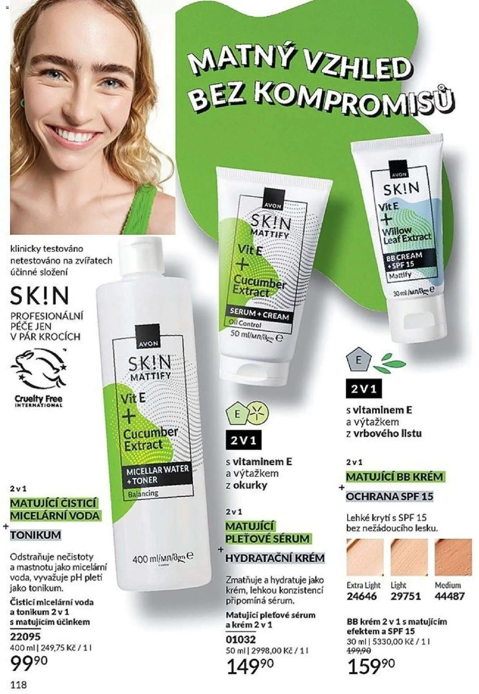 Avon Katalog 04/2026 od 01.04.2026 | Strana: 118 | Produkty: Sérum, Krém, Toner, BB krém