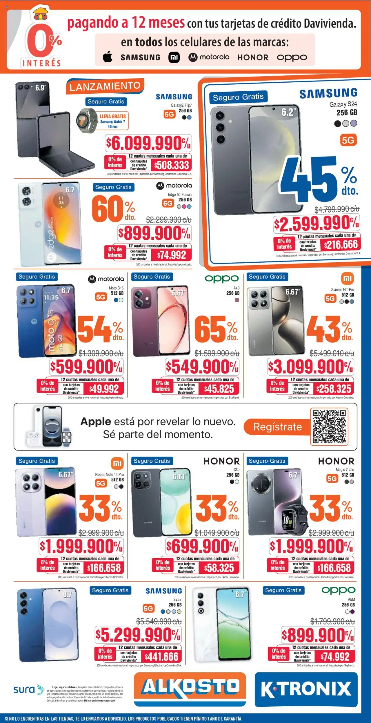 Alkosto folleto │ válido desde el 06.09.2025 | Página: 7 | Productos: Té, Apple