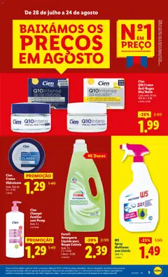 Lidl folheto │ válido de 18.08.2025 | Página: 3 | Produtos: Shampoo, Casa de banho, Banho, Creme