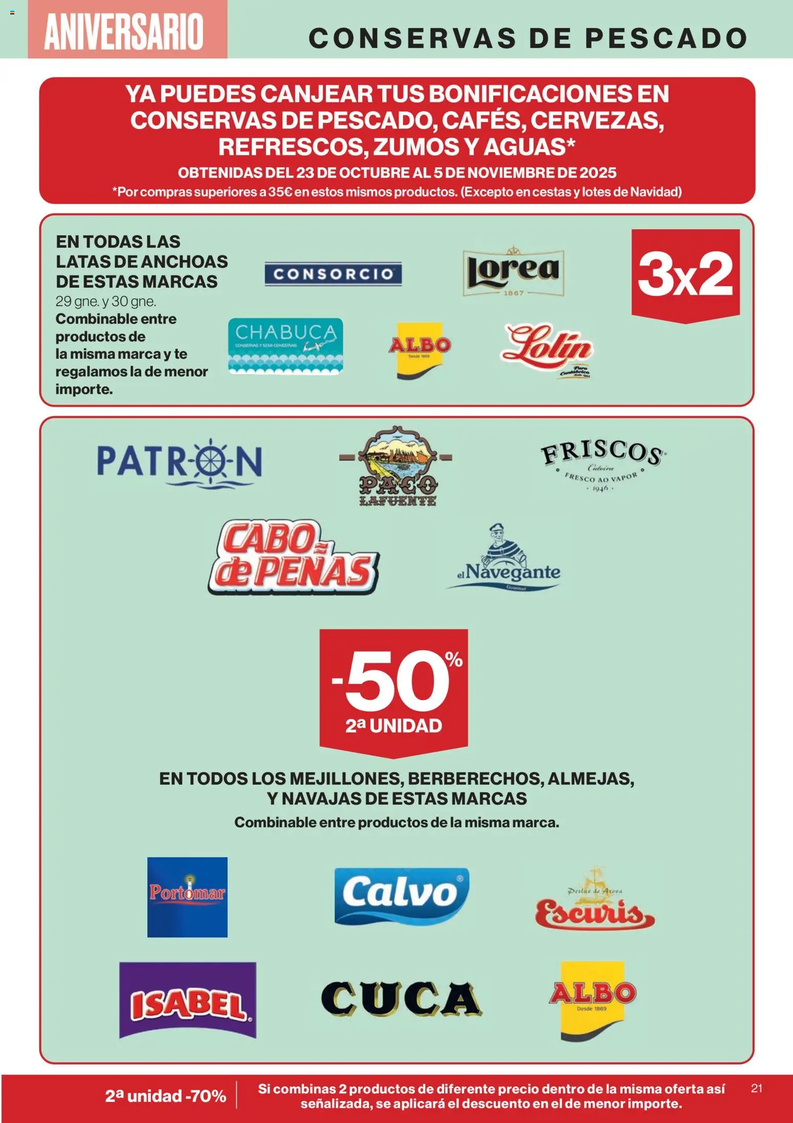 Supercor Canarias │ válido desde el 06.11.2025 | Página: 21 | Productos: Pescado, Té
