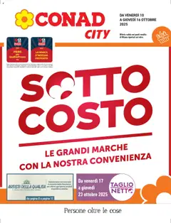 Anteprima del volantino Conad City Lombardia catalogo valido a partire dal 10.10.2025