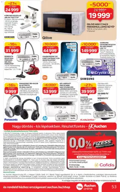 Auchan Akciós újság - amely érvényes a következő dátumtól: 30.10.2025 | Oldal: 53