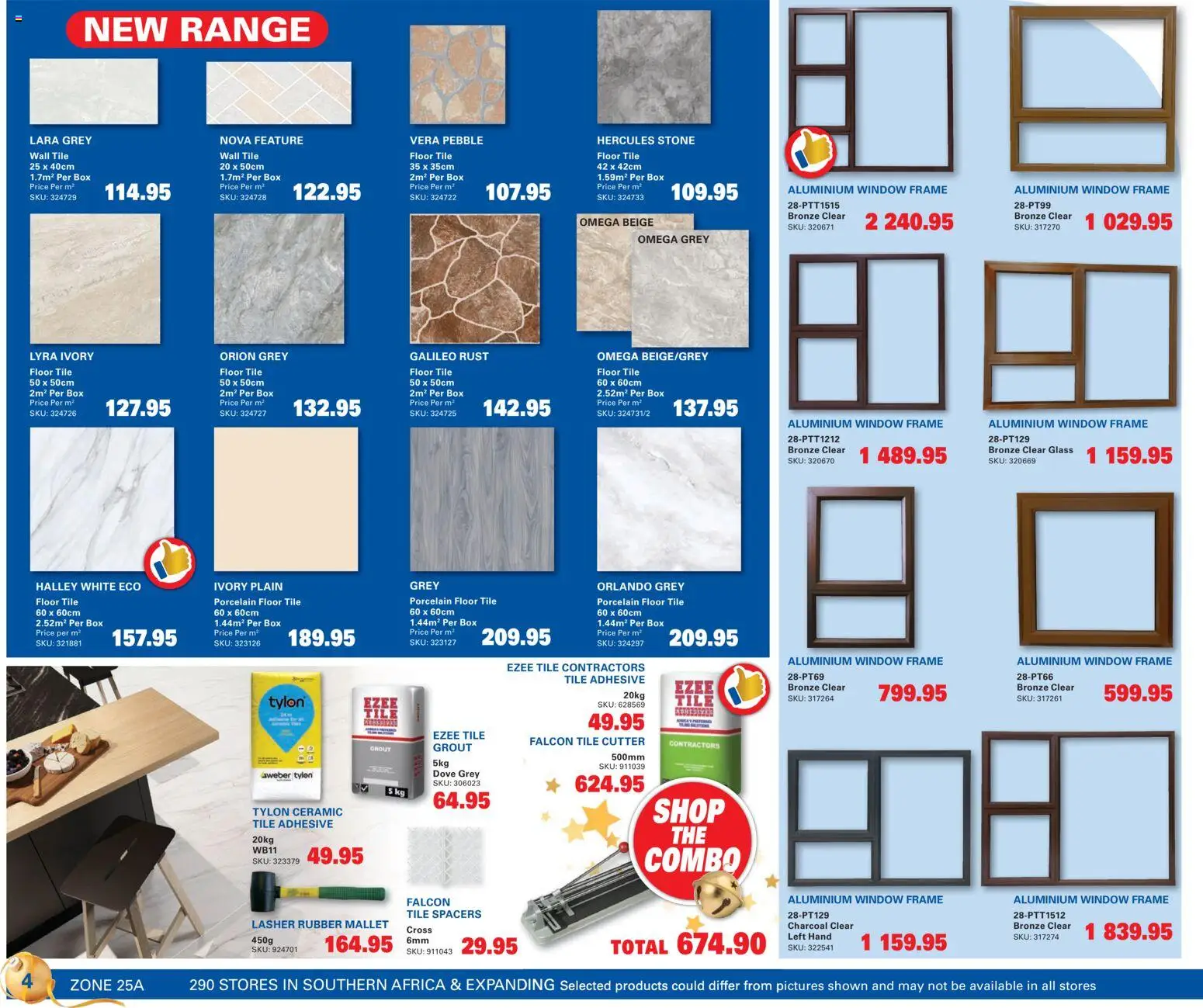 New Cashbuild catalogue – valid from 24.11.2025 | Page: 4 | Products: Frame, Cutter, Box, Adhesive