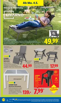 Lidl Prospekt ab 04.05.2026 gültig | Seite: 14 | Produkte: Relaxsessel