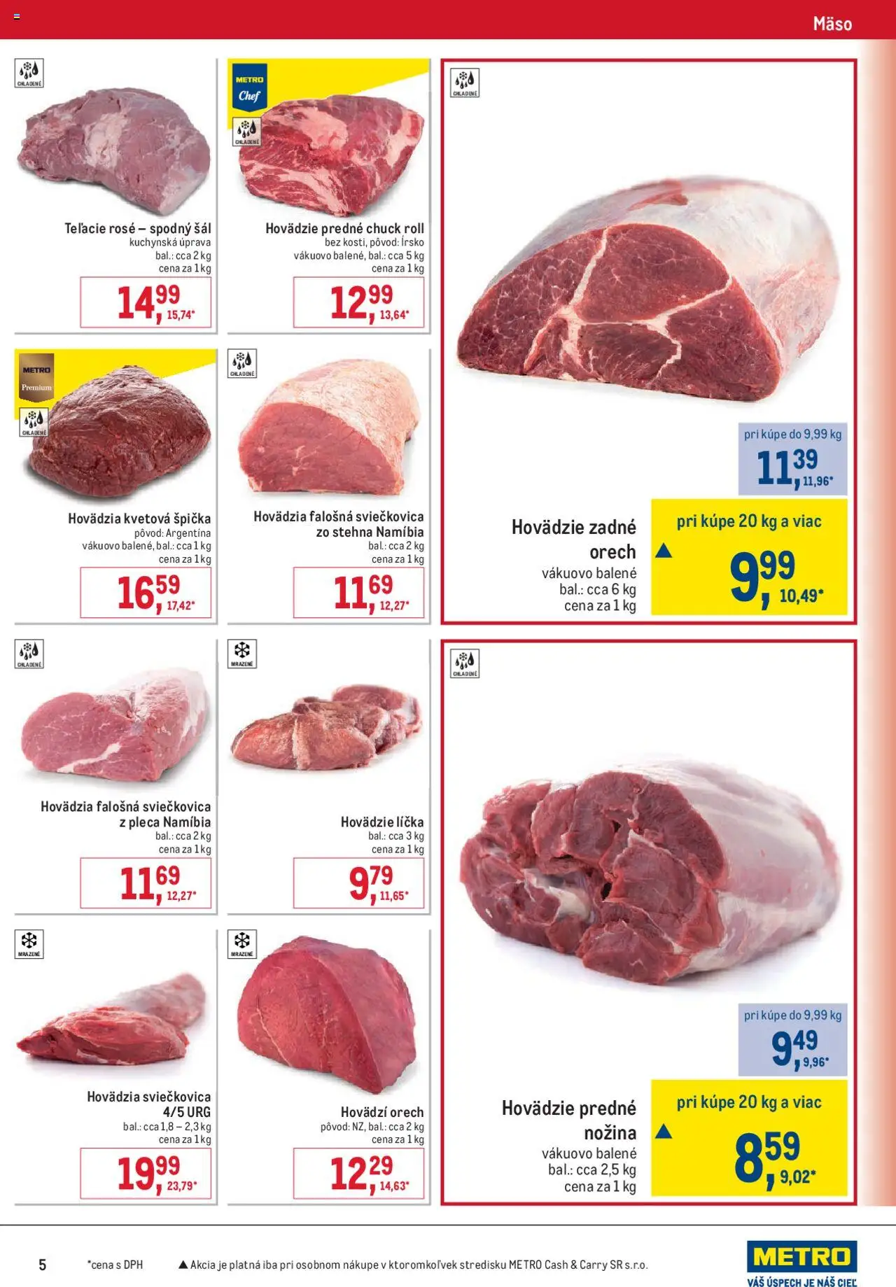 Metro gastronómia │ platný od 13.08.2025 | Strana: 5 | Produkty: Šál