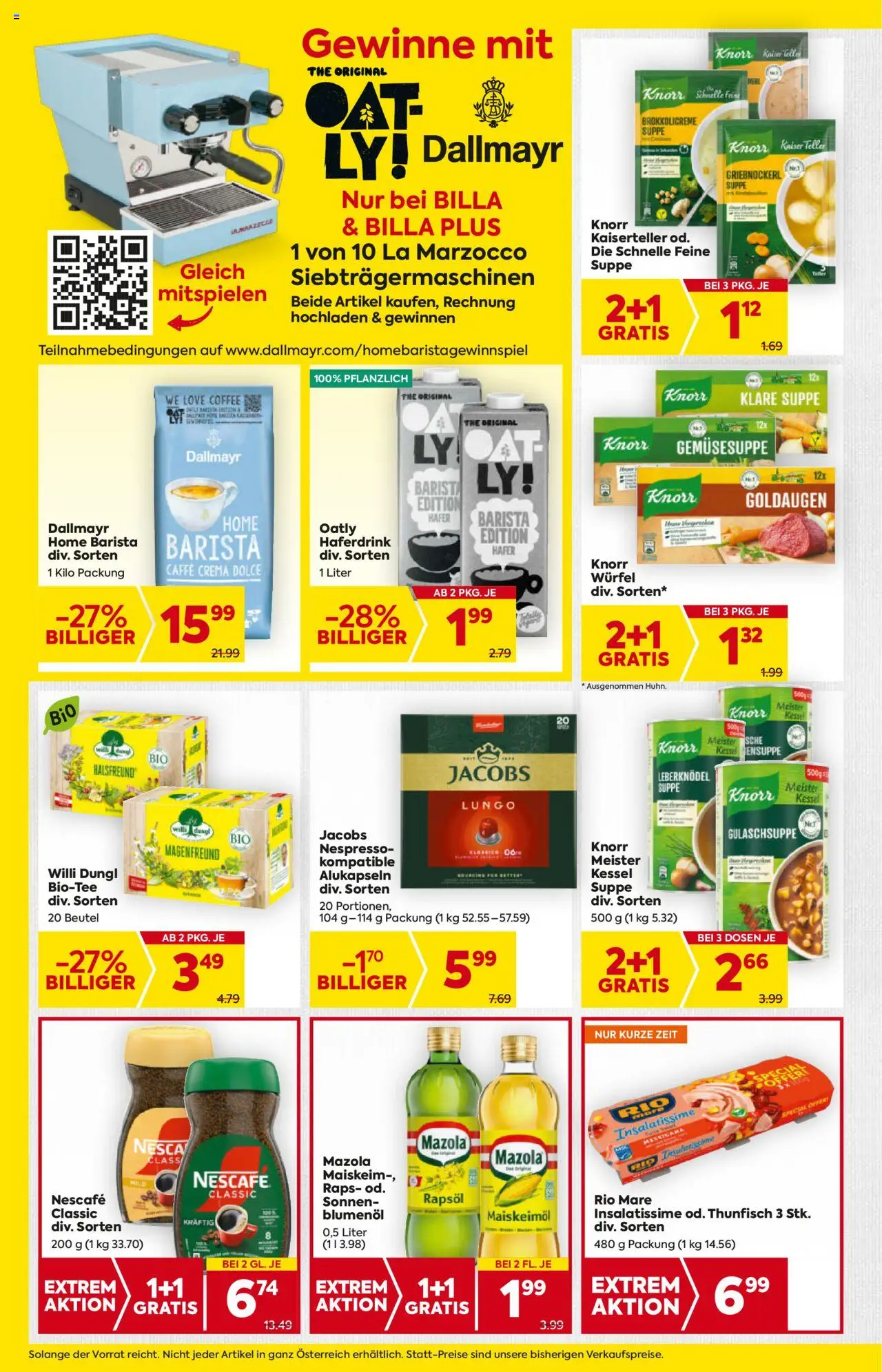Billa AT akciós ujság - amely érvényes a következő dátumtól: 09.10.2025 | Oldal: 14 | Termékek: Nescafé