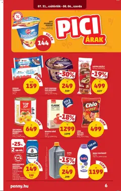 PENNY akciós ujság - amely érvényes a következő dátumtól: 31.07.2025 | Oldal: 10 | Termékek: Áfonya, Töltő, Tejszelet, Joghurt