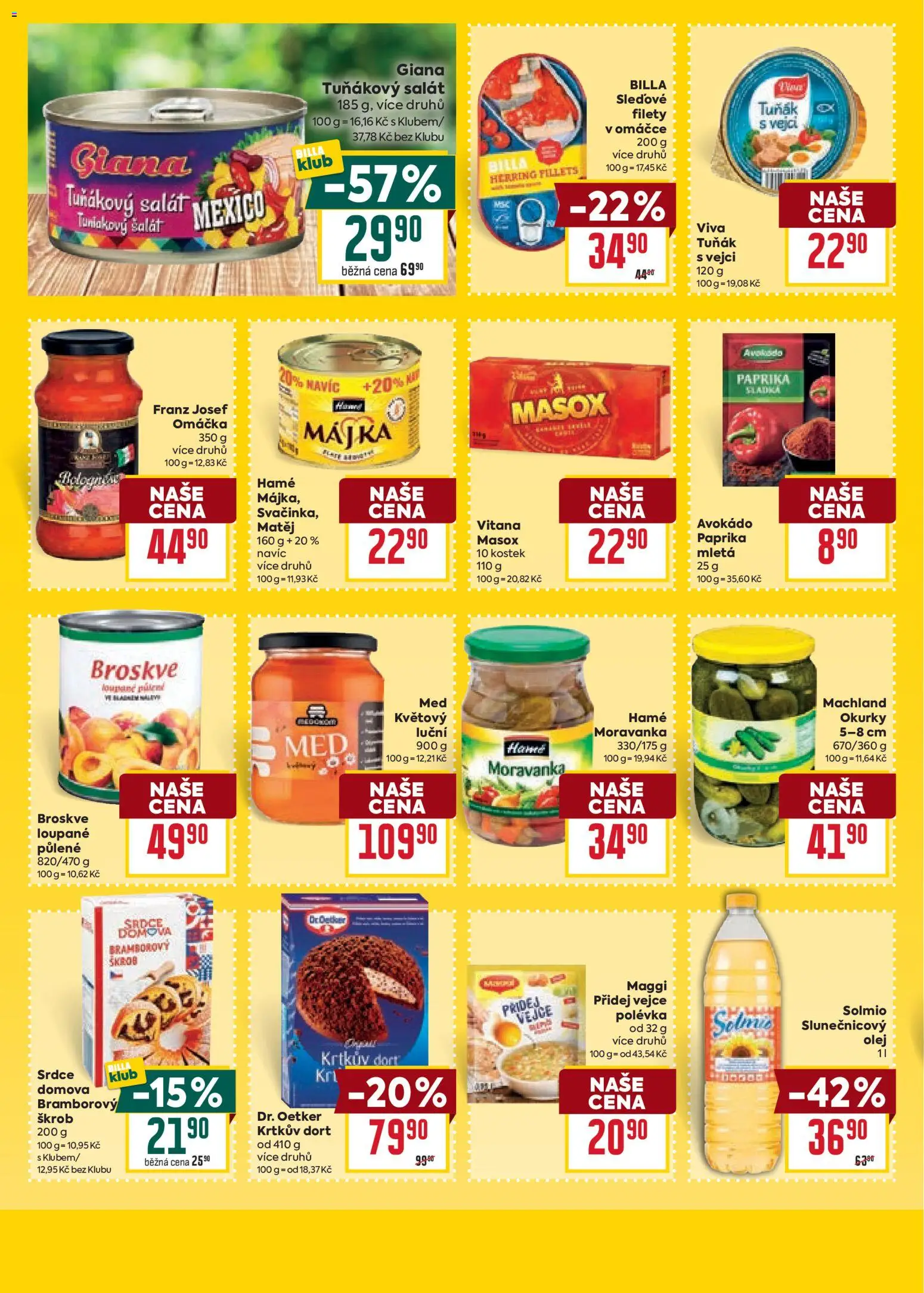 Billa Velký leták od 28.01.2026 | Strana: 20 | Produkty: Olej, Broskve, Paprika, Avokádo