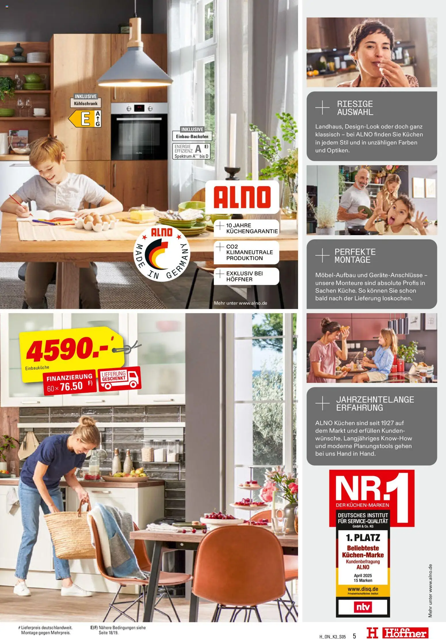 Höffner Küchen Power  – gültig ab 12.11.2025 | Seite: 5 | Produkte: Einbauküche, Kühlschrank, Kuchen