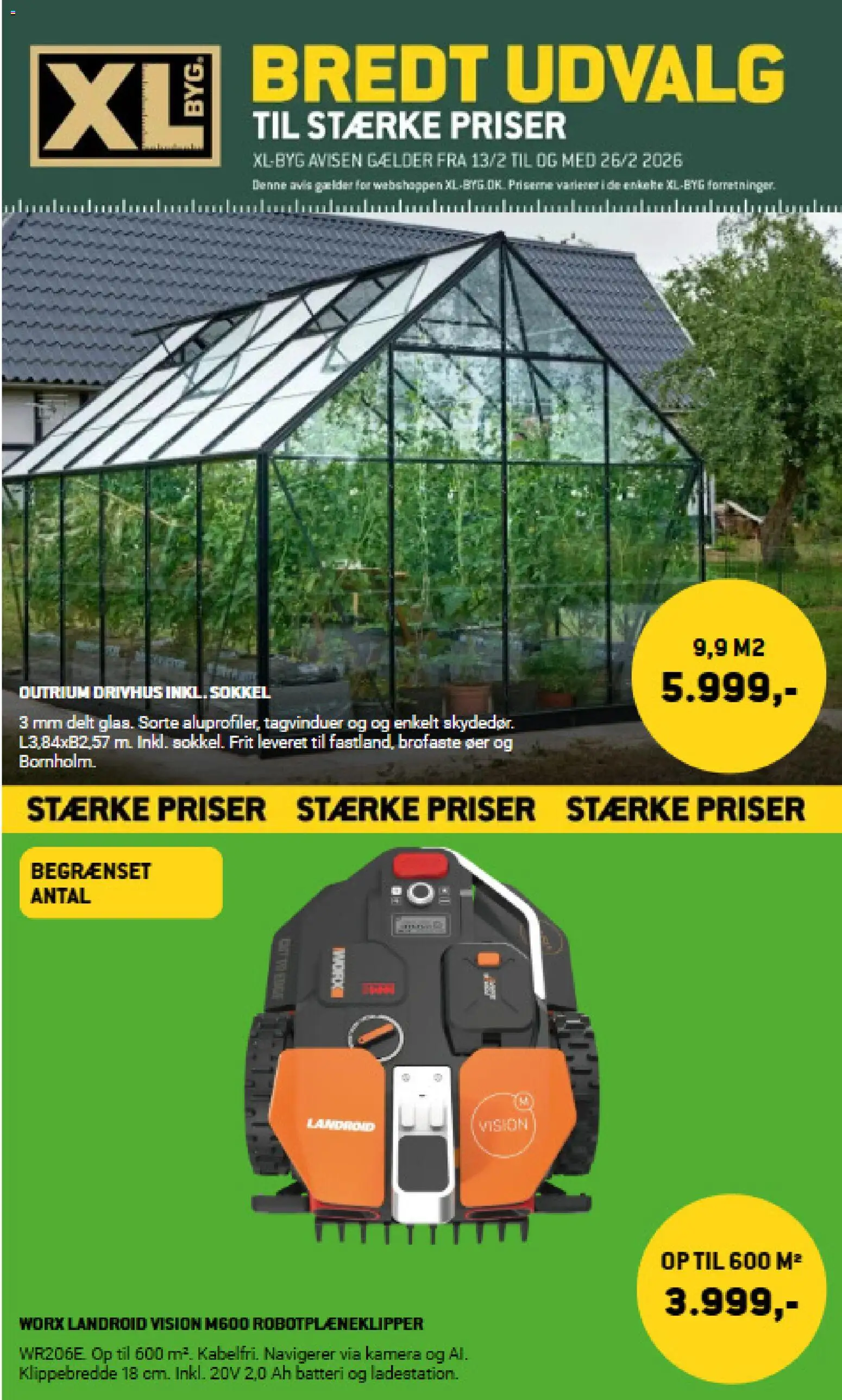 XL-BYG tilbudsavis – gyldig fra 13.02.2026 | Side: 1 | Produkter: Batteri, Kamera