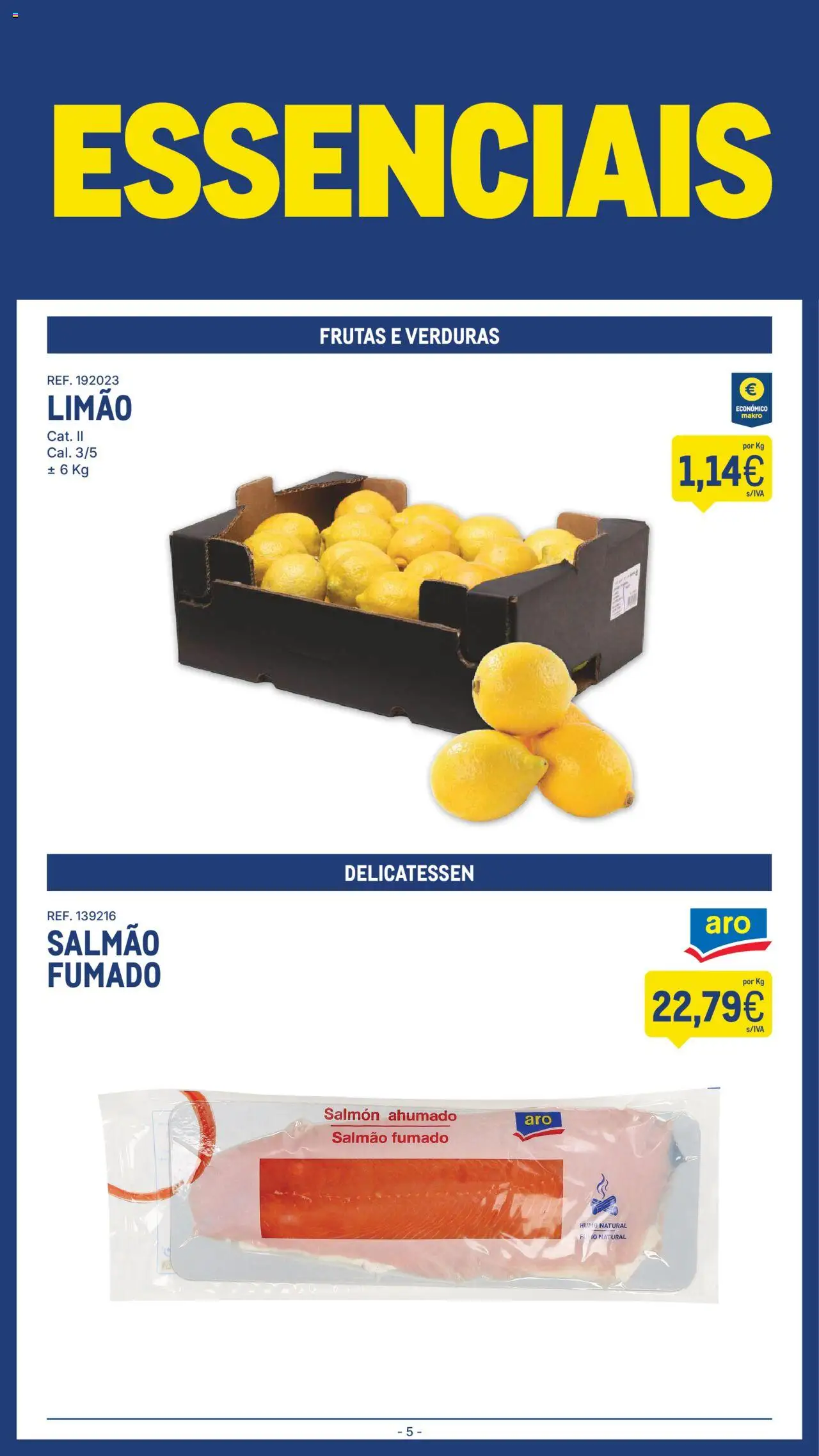 Makro folheto │ válido de 14.10.2025 | Página: 5 | Produtos: Salmão