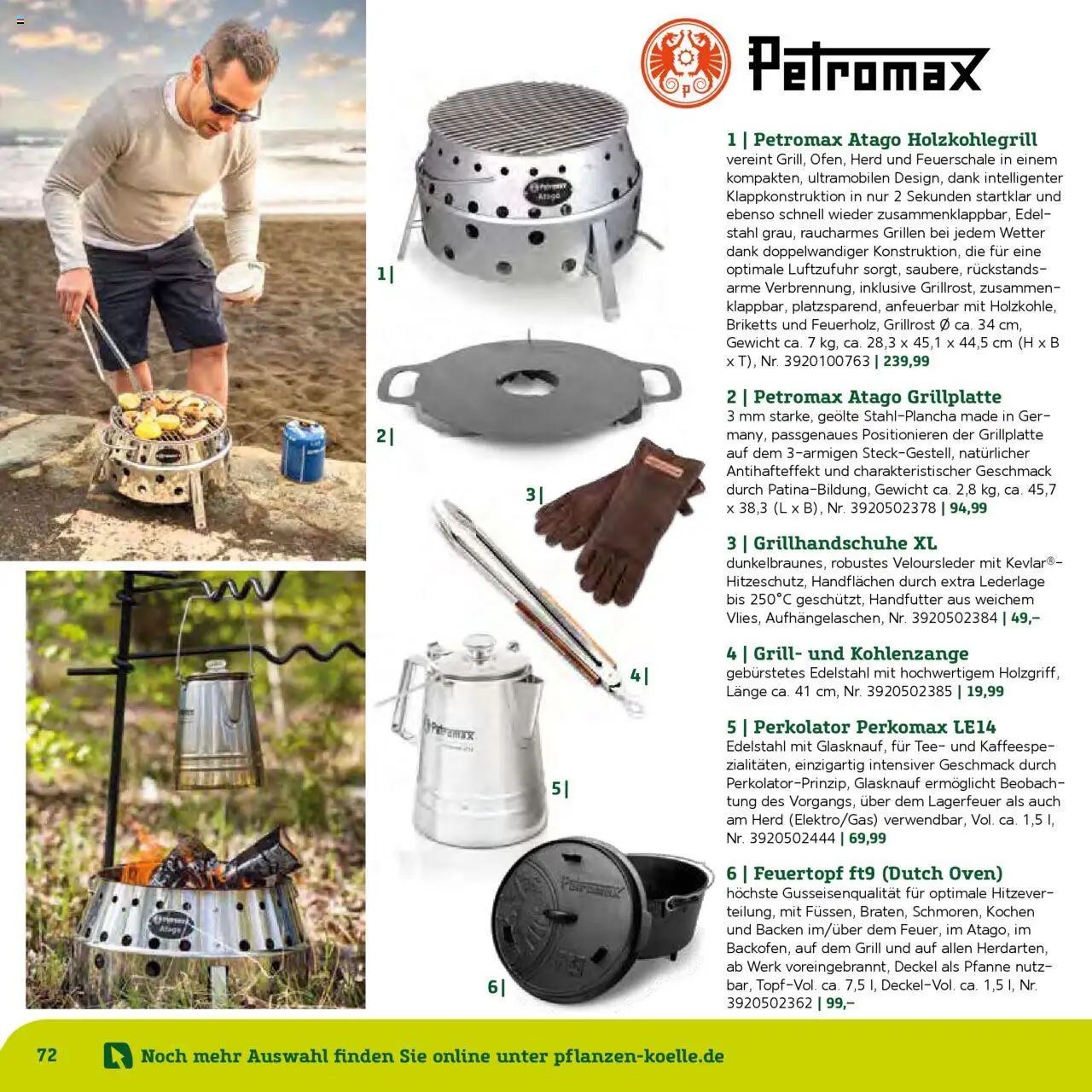 Pflanzen-Kölle Gartenmöbel Katalog 2025 – gültig ab 22.01.2025 | Seite: 72 | Produkte: Herd, Gewicht, Grill, Tee