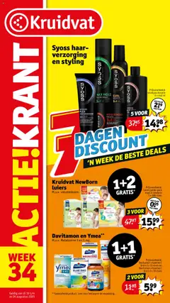 Kruidvat - Folder - Voorbeeld van een folder van Kruidvat, geldig van 18.08.2025