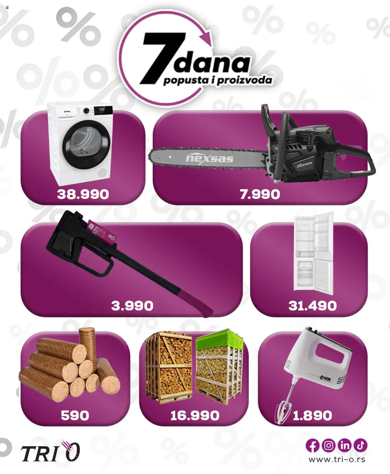Tri O katalog - važi od 18.09.2025 | Strana: 1