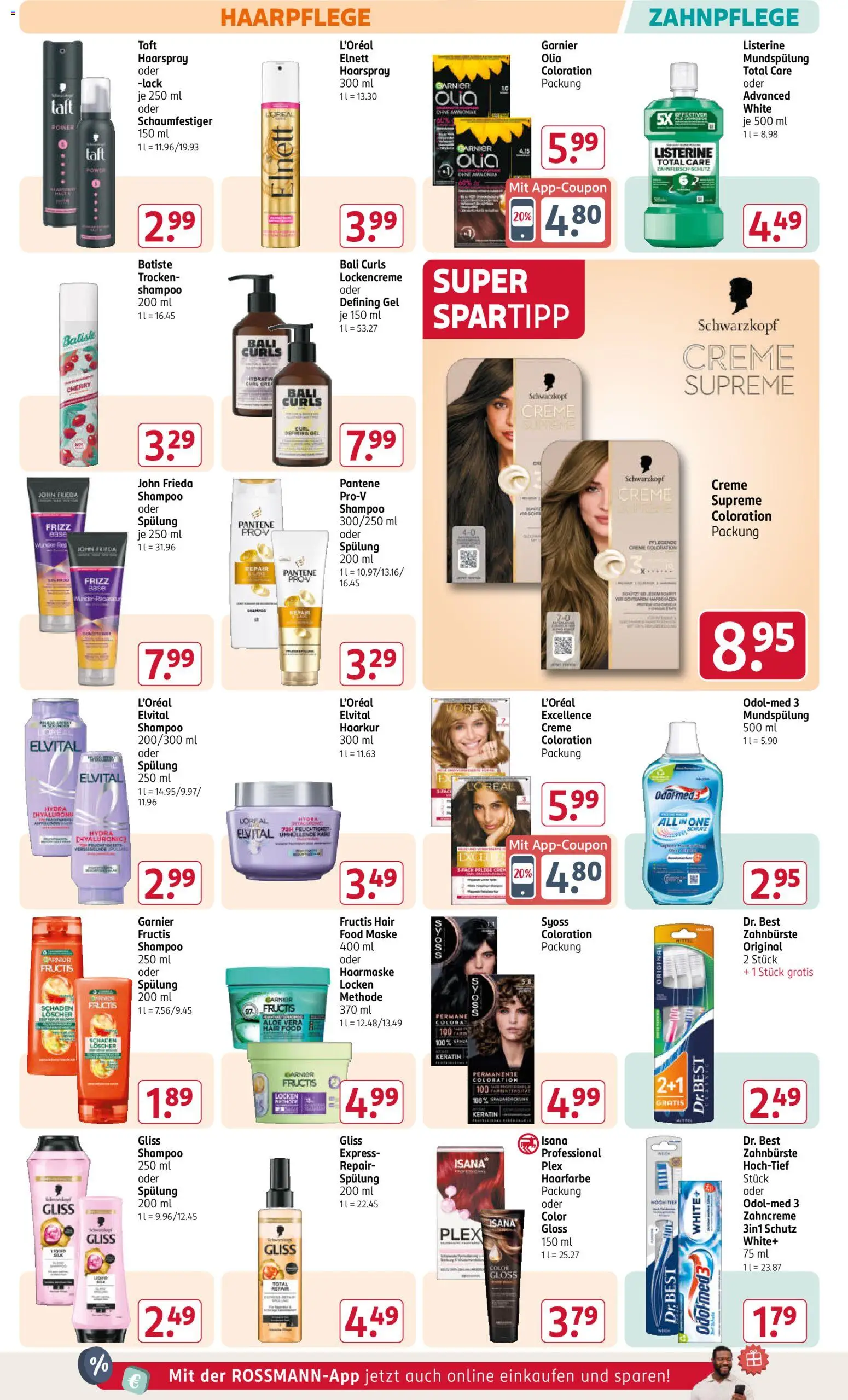 Rossmann Prospekt 	 – gültig ab 15.12.2025 | Seite: 12 | Produkte: Haarmaske, Creme, Maske, Listerine