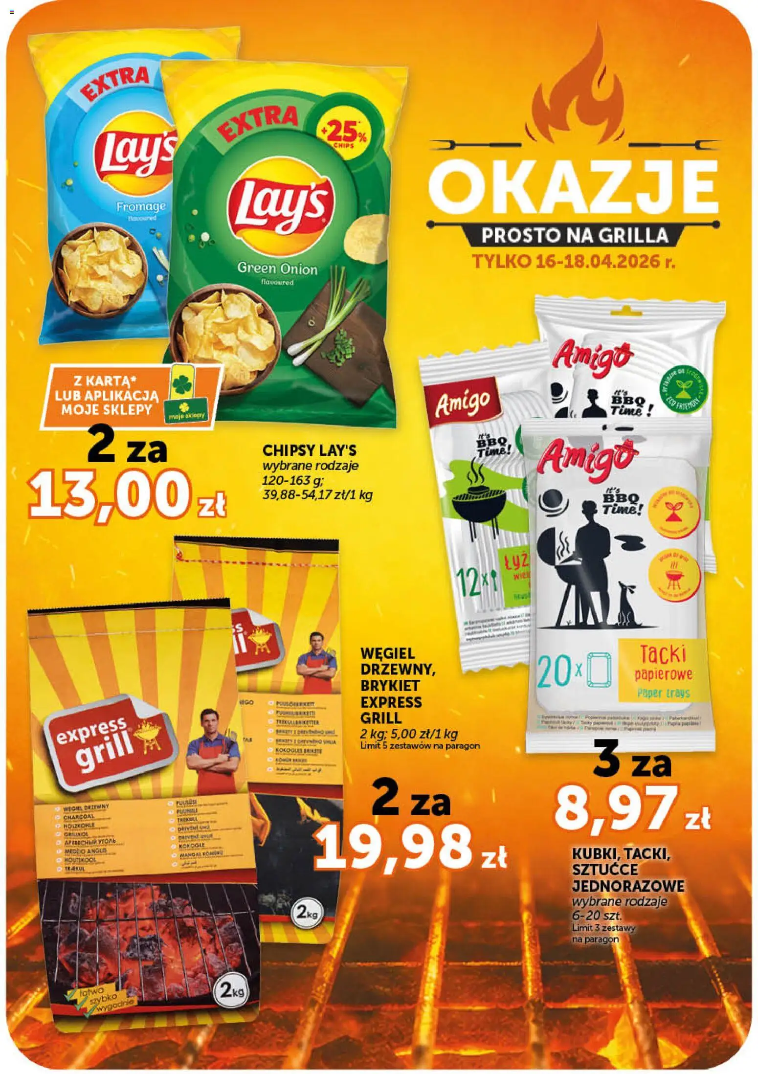 ABC gazetka od 16.04.2026 | Strona: 9 | Produkty: Chipsy, Grill, Sztućce
