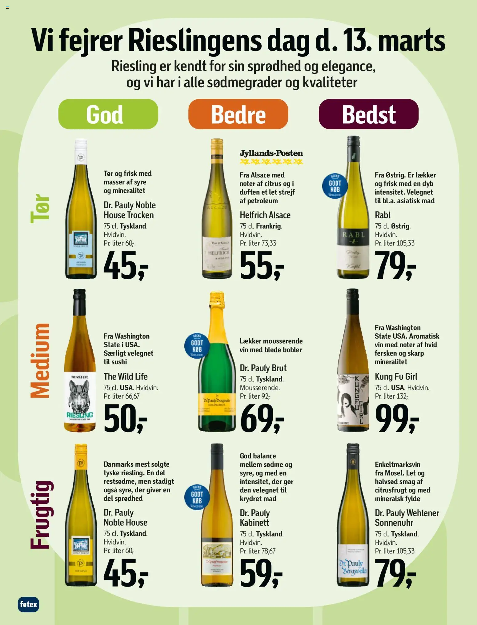 Føtex tilbudsavis – gyldig fra 27.02.2026 | Side: 40 | Produkter: Vin, Sushi