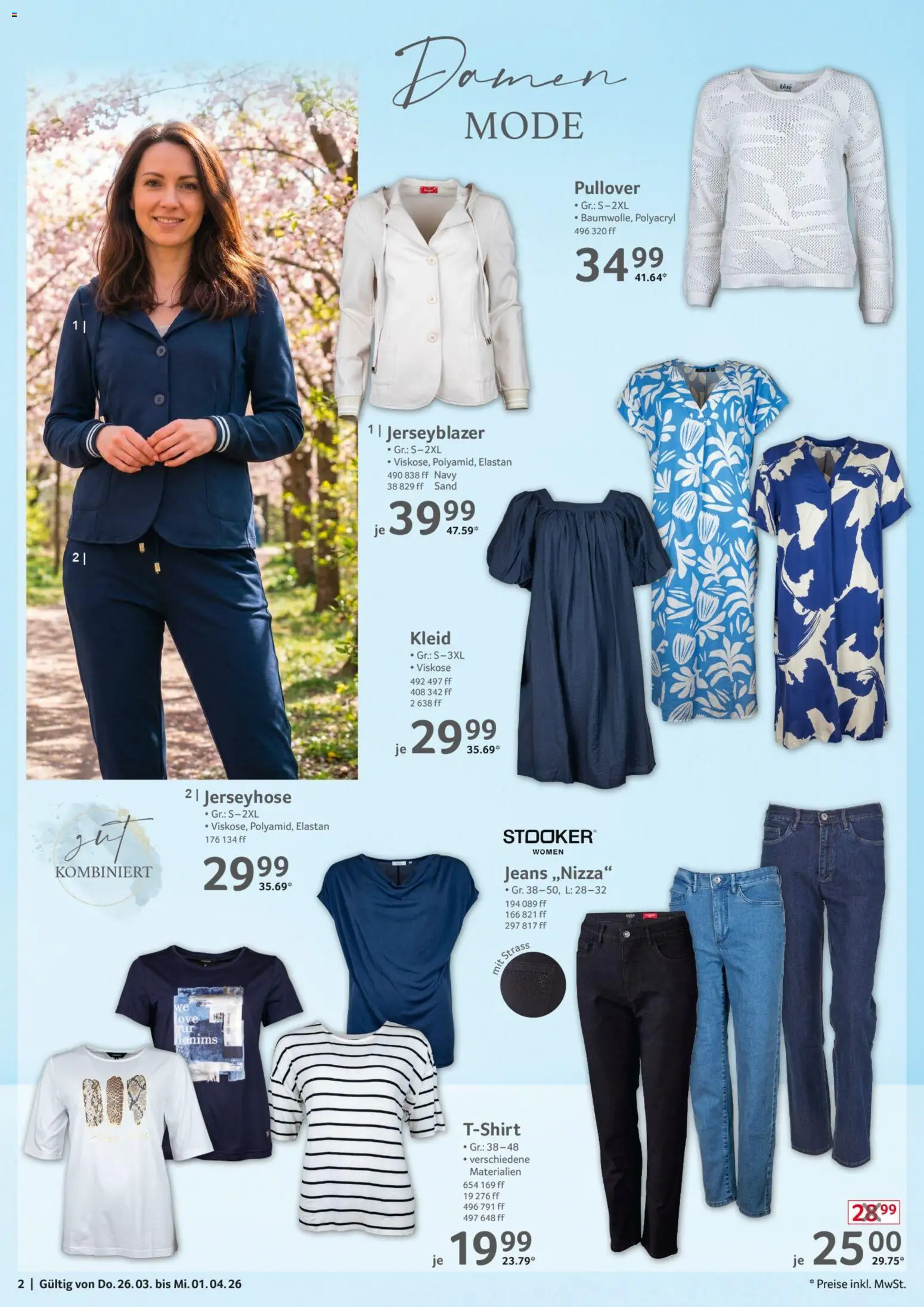 Selgros Non Food – gültig ab 26.03.2026 | Seite: 2 | Produkte: Pullover, Kleid, Jeans