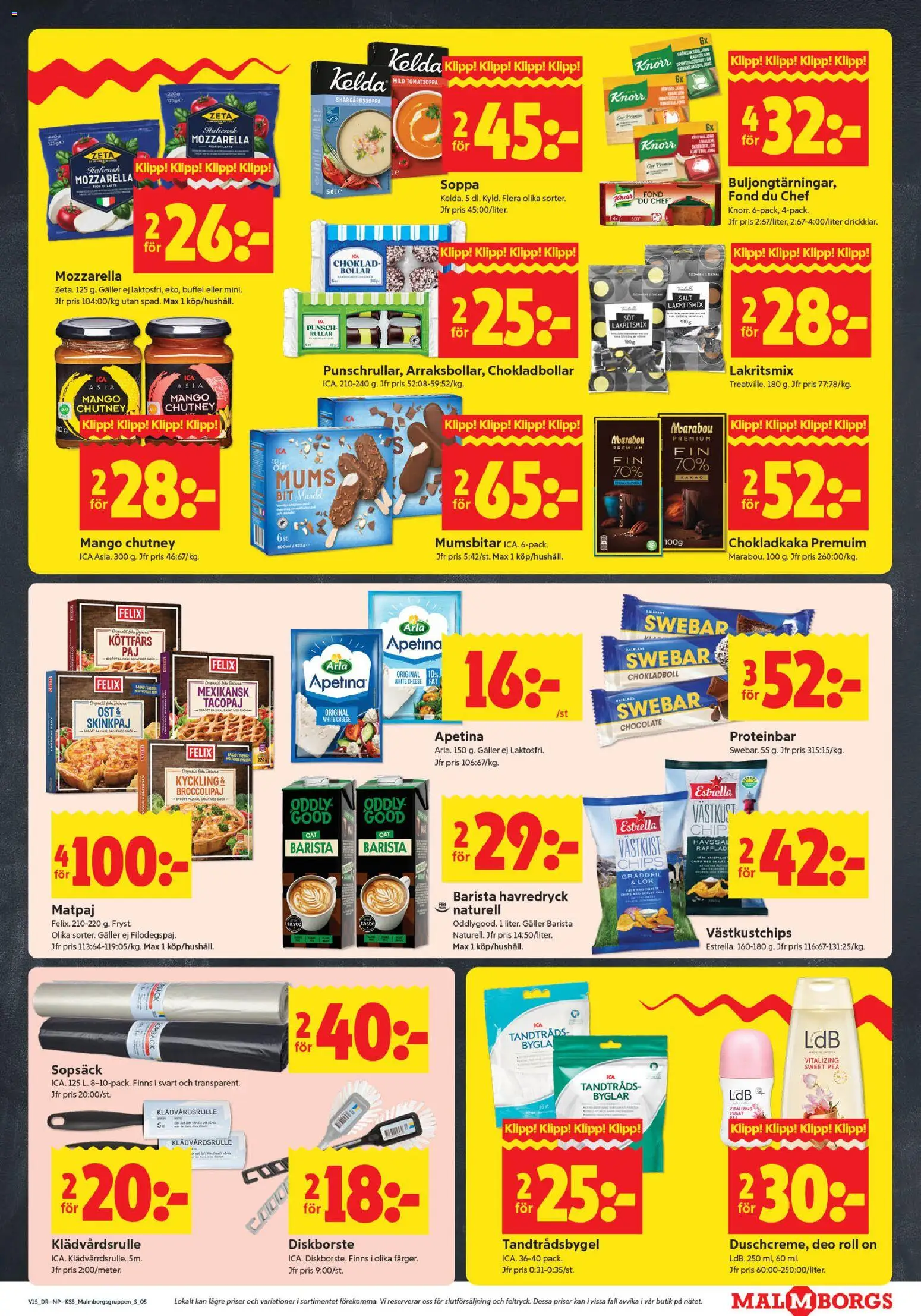 ICA Kvantum reklamblad aktuell från 06.04.2026 | Sida: 5 | Produkter: Salt, Galler, Mango, Soppa