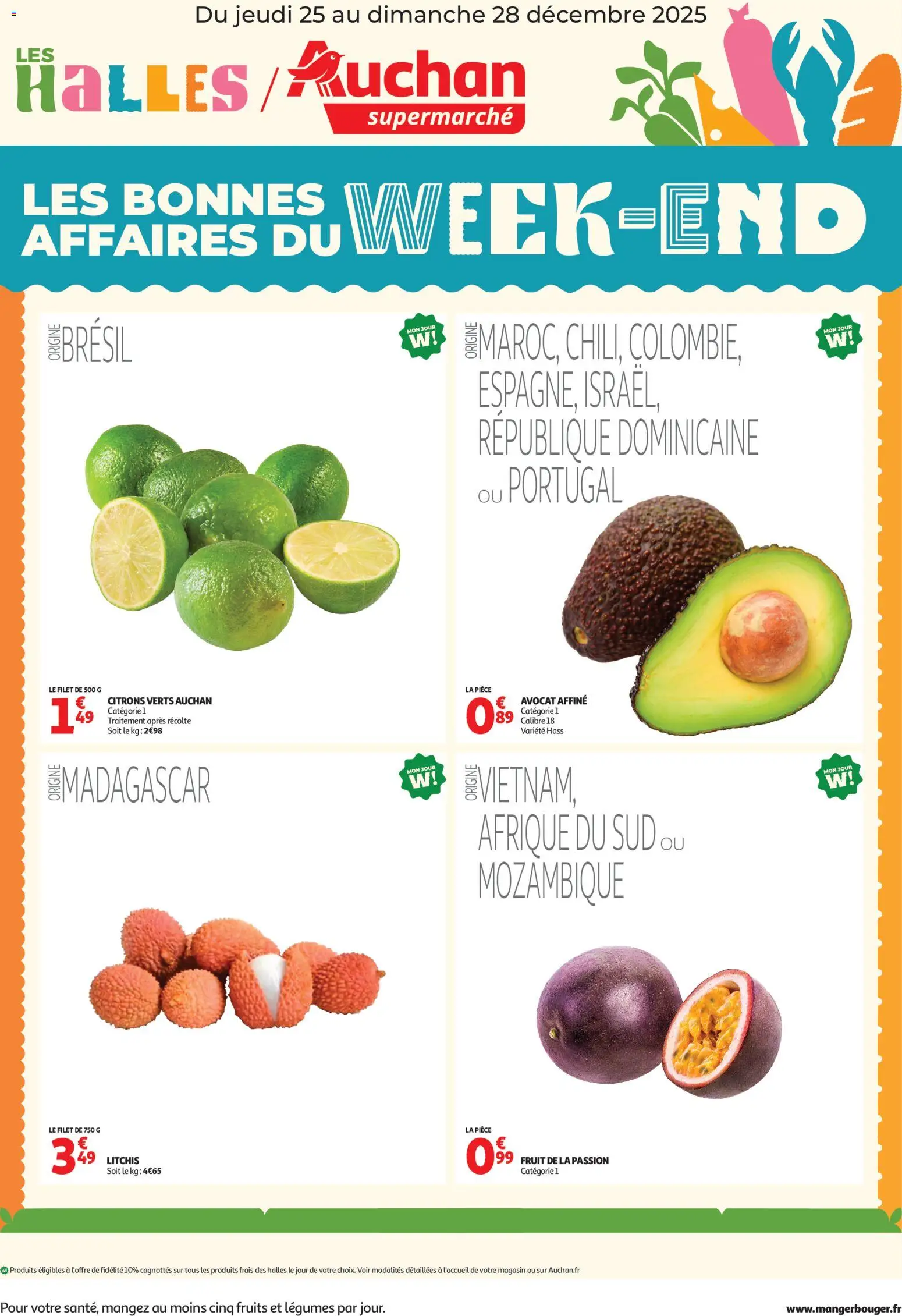 {H1} | Page: 1 | Produits: Avocat, Fruit de la passion