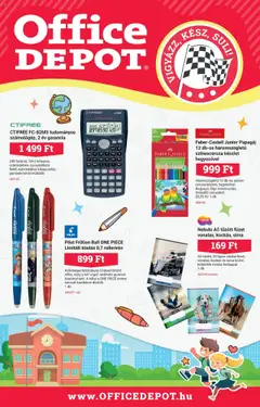 Office Depot Vigyázz, kész, suli! - amely érvényes a következő dátumtól: 12.08.2025