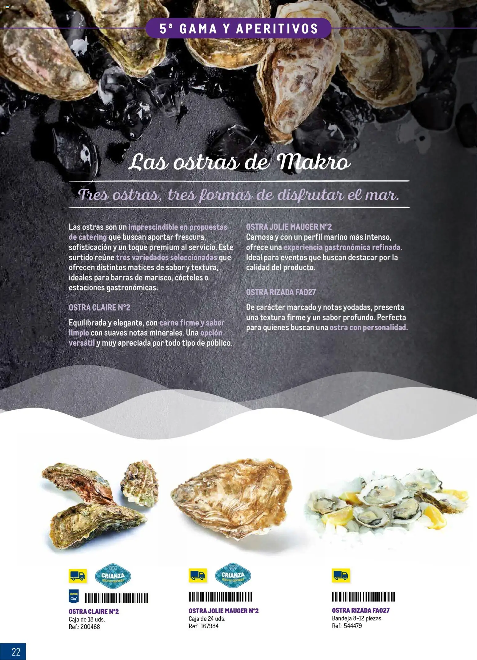 Makro Especial Catering Prat │ válido desde el 16.03.2026 | Página: 22 | Productos: Bandeja, Caja