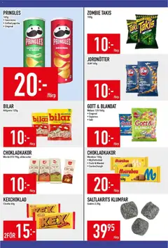 Matdax erbjudanden - Förhandsvisning av reklamblad från butik Matdax aktuell från 02.03.2026 | Sida: 17 | Produkter: Pringles, Salt, Jordnötter, Choklad
