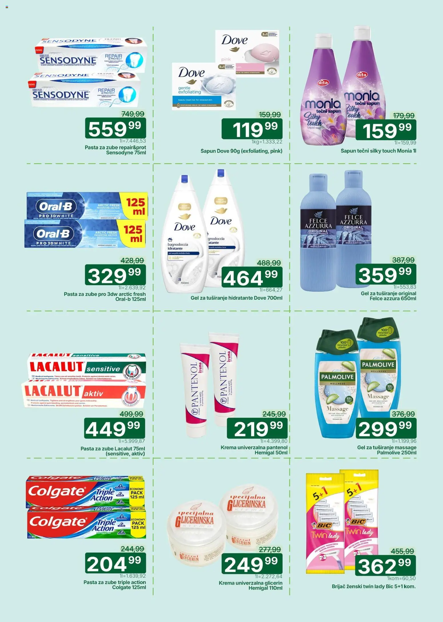 Univerexport katalog - važi od 19.01.2026 | Strana: 26 | Proizvode: Colgate, Palmolive, Felce azzurra, Dove