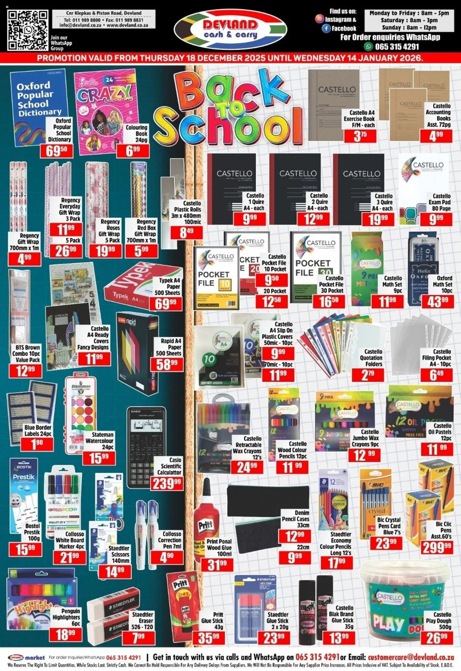 New Devland catalogue – valid from 18.12.2025 | Page: 1 | Products: Pencil, Wallet, Pen, Paper