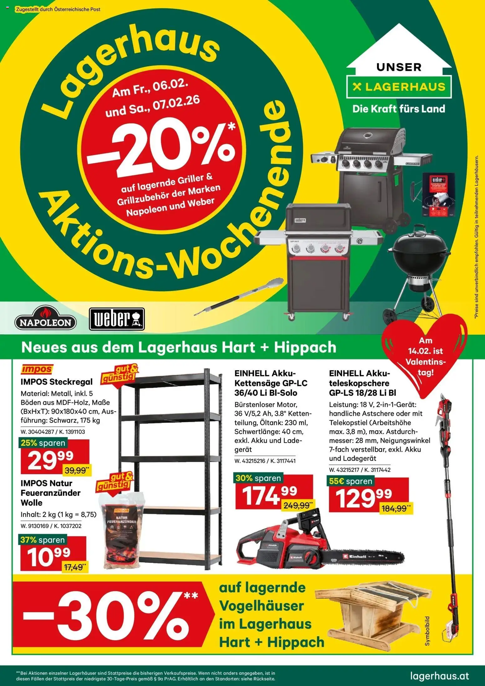 Lagerhaus Wochen Angebote -Schweiggers, Bad Aussee, Regau gültig ab 01.02.2026 | Seite: 1