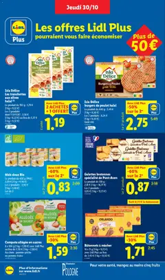 LIDL - Prévisualisation de LIDL catalogue semaine 44 valide à partir de 30.10.2025 | Page: 8 | Produits: Fraise, Olives, Farine, Mais