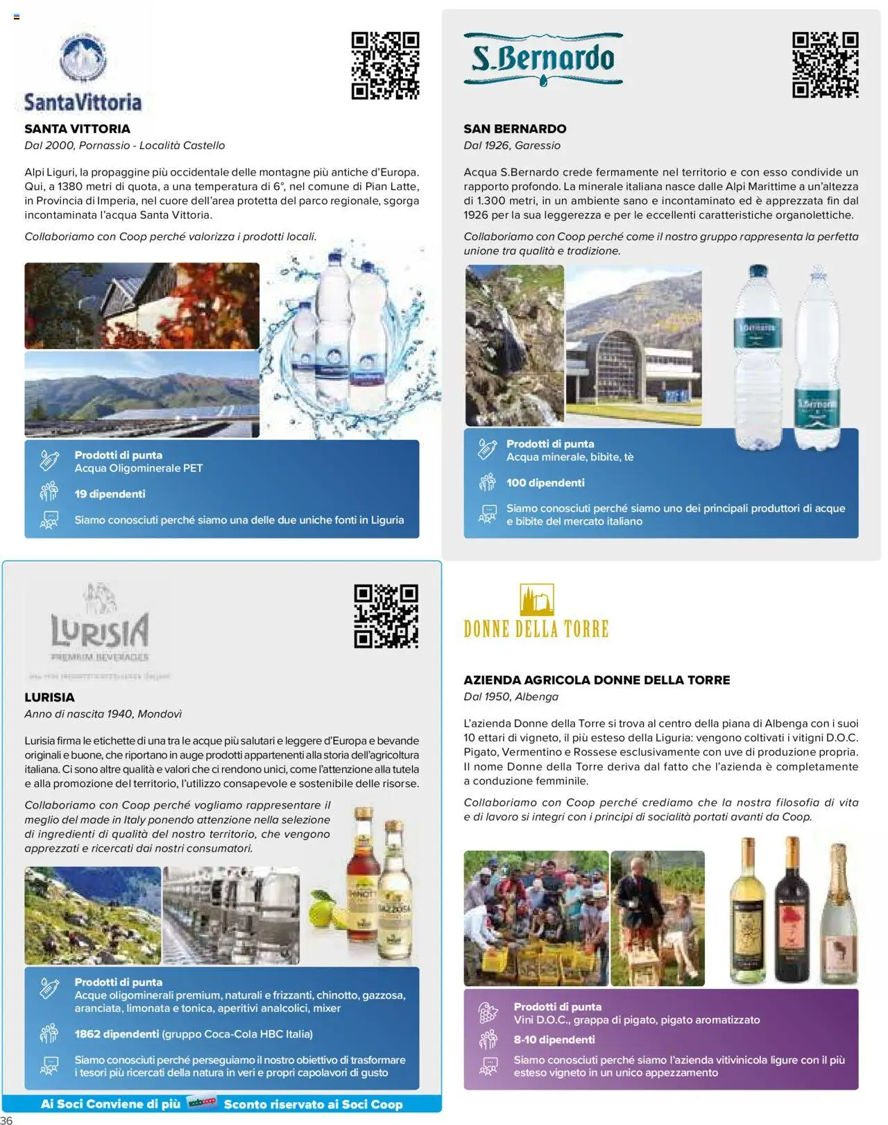 Volantino COOP del 09.10.2025 | Pagina: 36 | Prodotti: Tè, Limonata, Acqua, Bibite