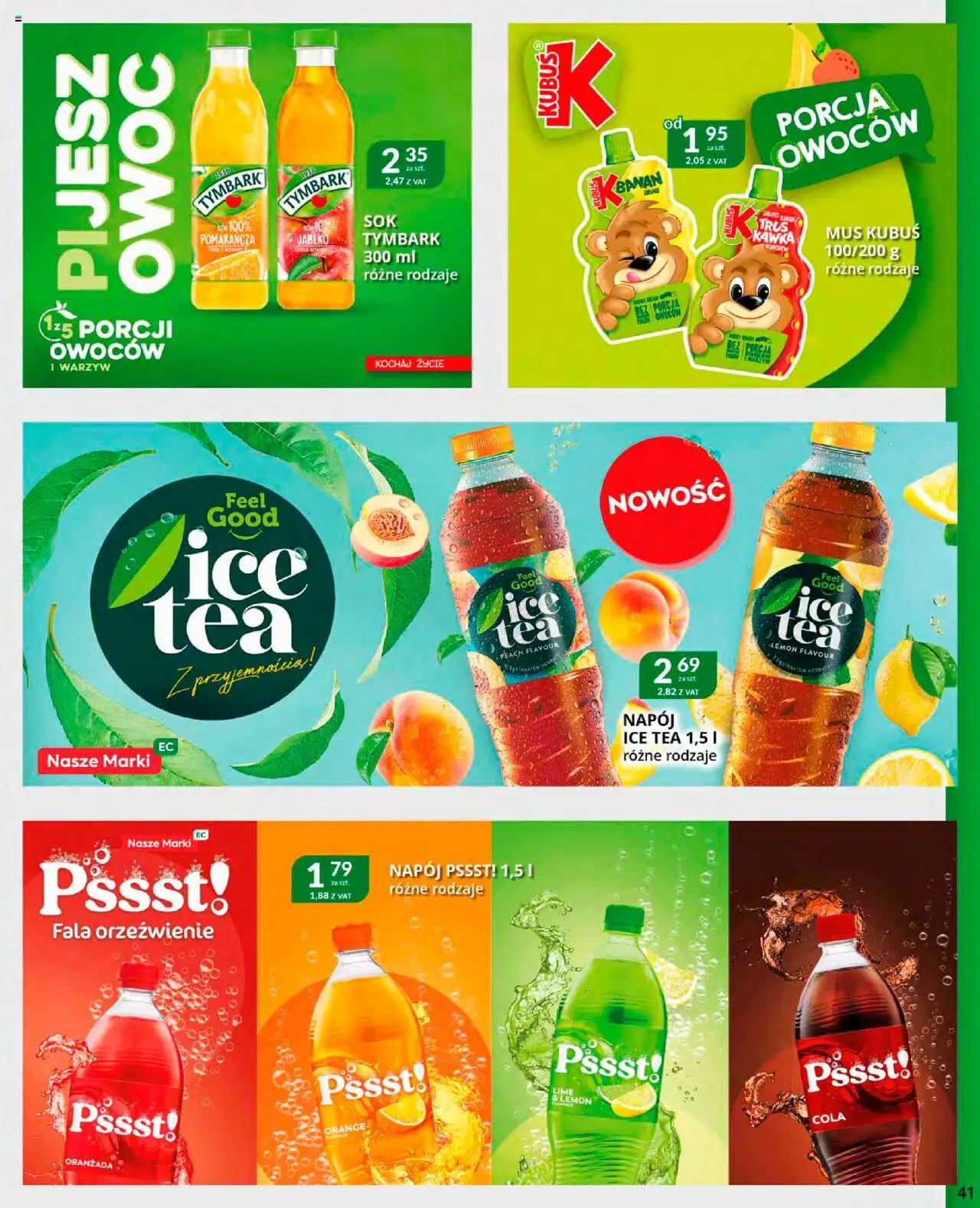 Eurocash Gazetka od 20.10.2025 | Strona: 41 | Produkty: Ice Tea, Sos