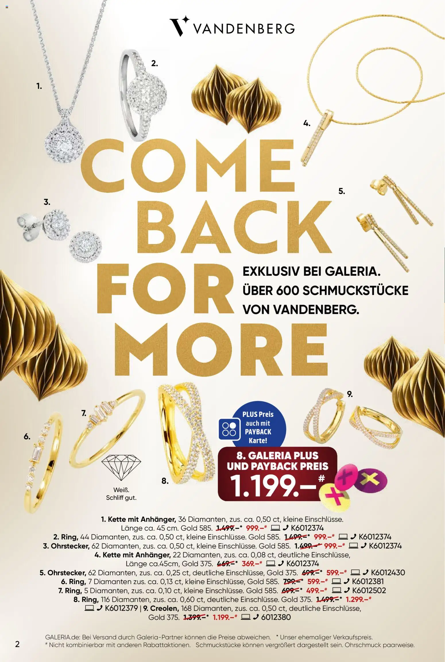 Galeria Karstadt Kaufhof Prospekt 	 – gültig ab 17.12.2025 | Seite: 2