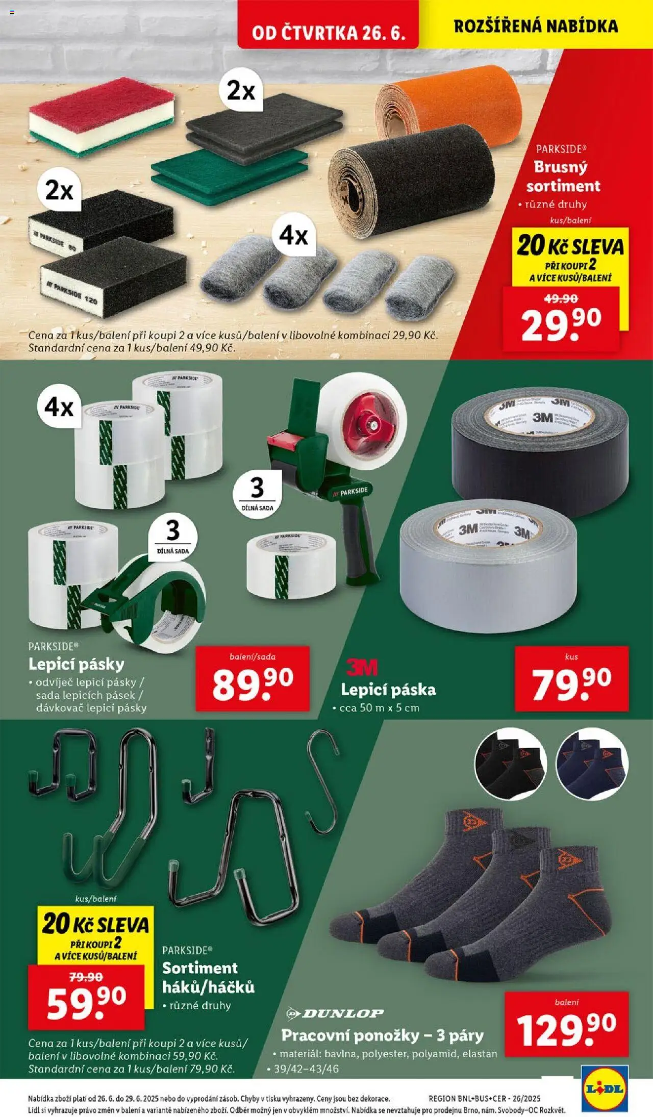 Lidl leták od 26.06.2025 | Strana: 40 | Produkty: Ponožky, Parkside, Dávkovač