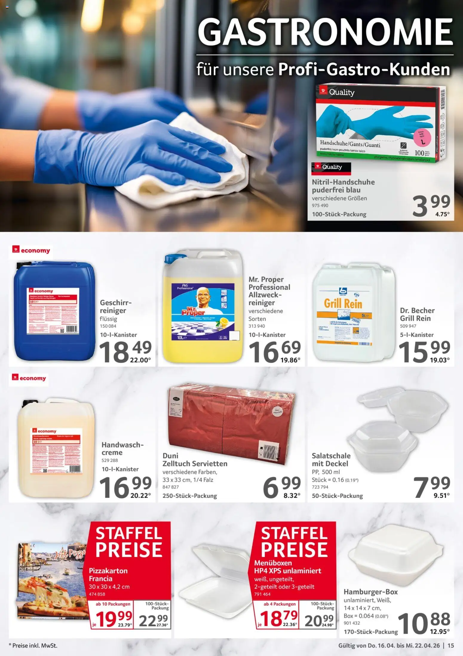 Selgros Prospekt 	 – gültig ab 16.04.2026 | Seite: 15 | Produkte: Grill, Box, Creme