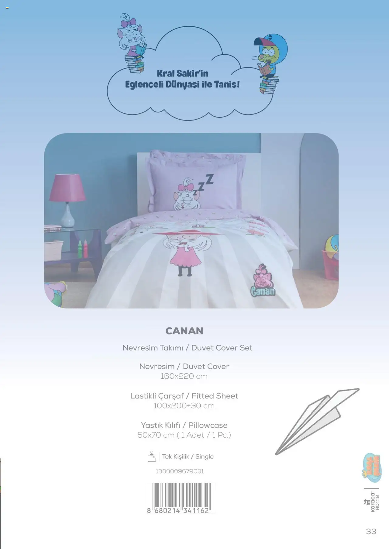 Karaca - Karaca Home - Genç ve Bebek - 01.03.2025 tarihinden itibaren geçerlidir | Sayfa: 33 | Ürünler: Yastık, Nevresim, Çarşaf, Yastık kılıfı